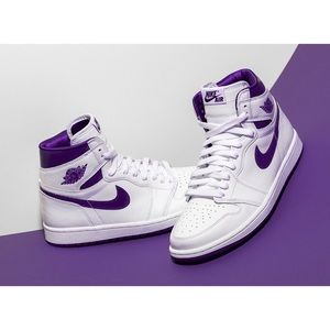 🆕 Nike Air Jordan 1 High OG Court Purple Sneakers